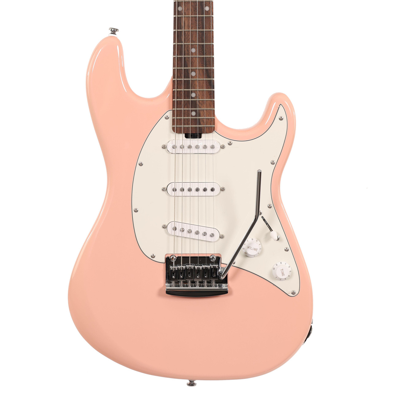 B Stock : Sterling by Music Man Sub Cutlass SSS Pueblo Pink L1 001