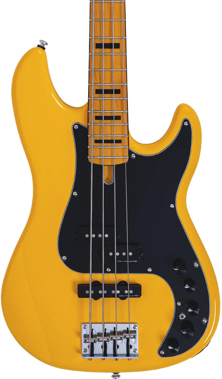 Sire P7 4 New Gen Bass Guitar in Sunshine Yellow