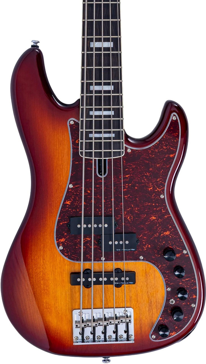 Sire P7 5 New Gen 5-String Bass Guitar in Tobacco Sunburst Sire P7 5 New Gen 5-String Bass Guitar in Tobacco Sunburst
