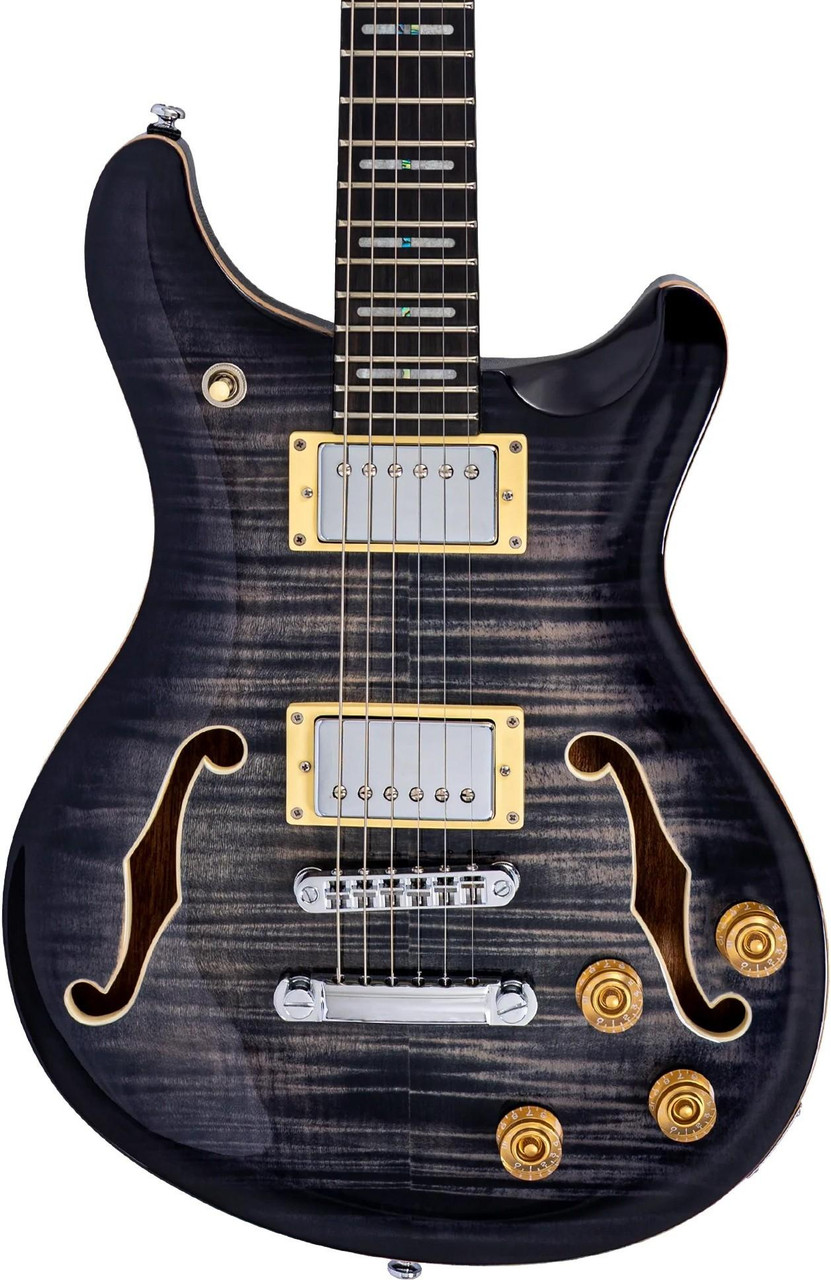 Sire Q7 Hollowbody Electric Guitar in Trans Black Sire Q7 Hollowbody Electric Guitar in Trans Black