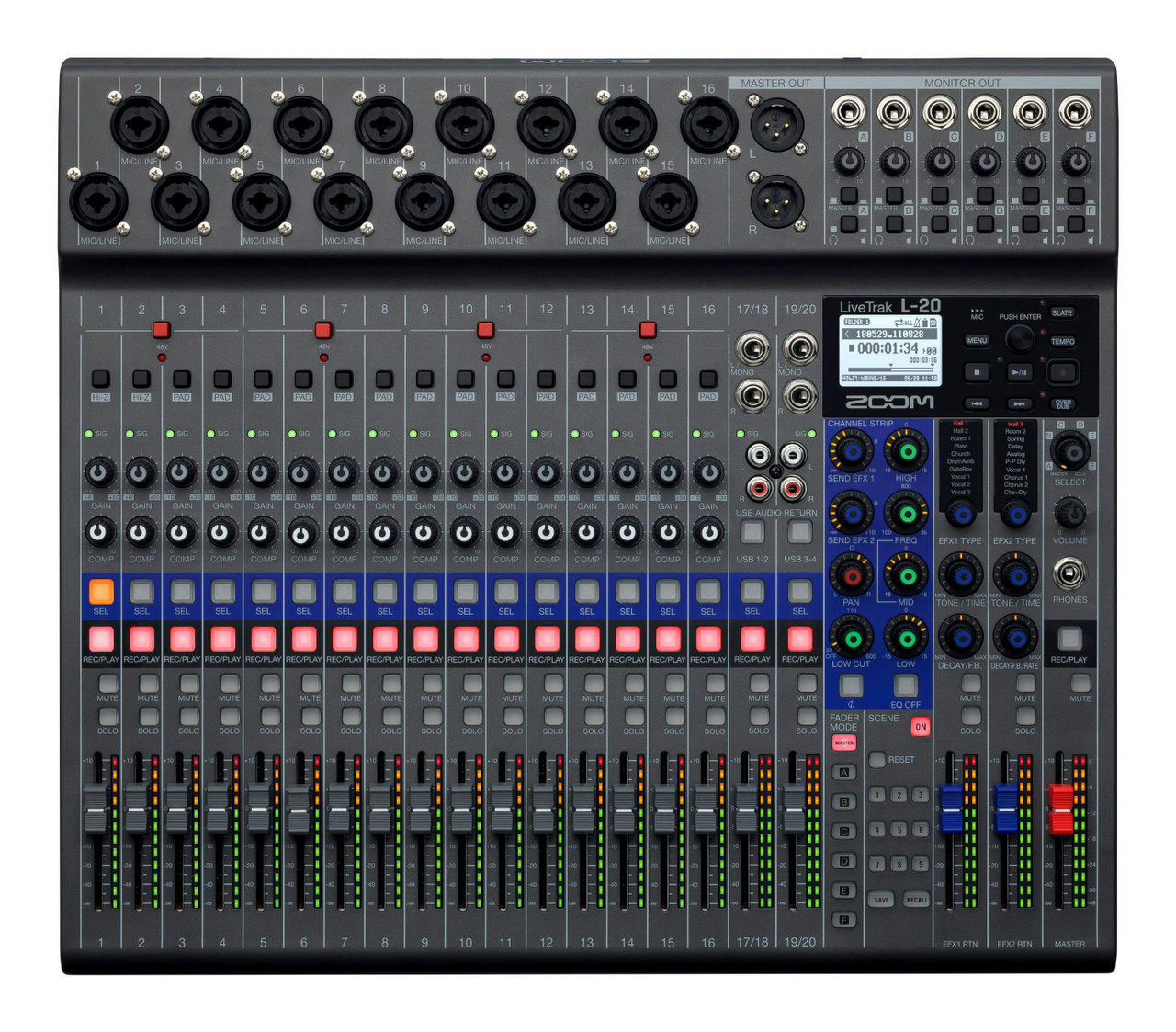 Zoom LiveTrak L-20 Digital Mixer Zoom LiveTrak L-20 Digital Mixer