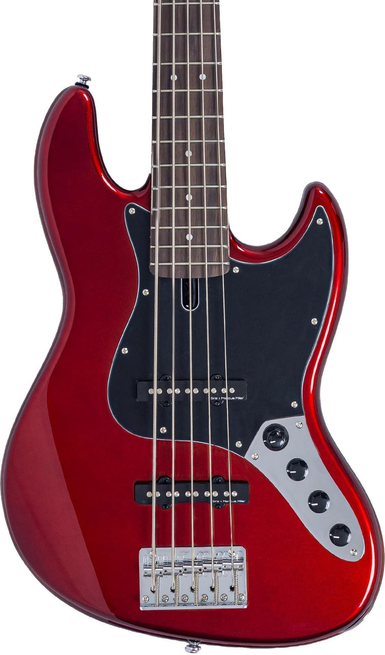 Sire V3 5 New Gen 5-String Bass Guitar in Candy Apple Red Sire V3 5 New Gen 5-String Bass Guitar in Candy Apple Red