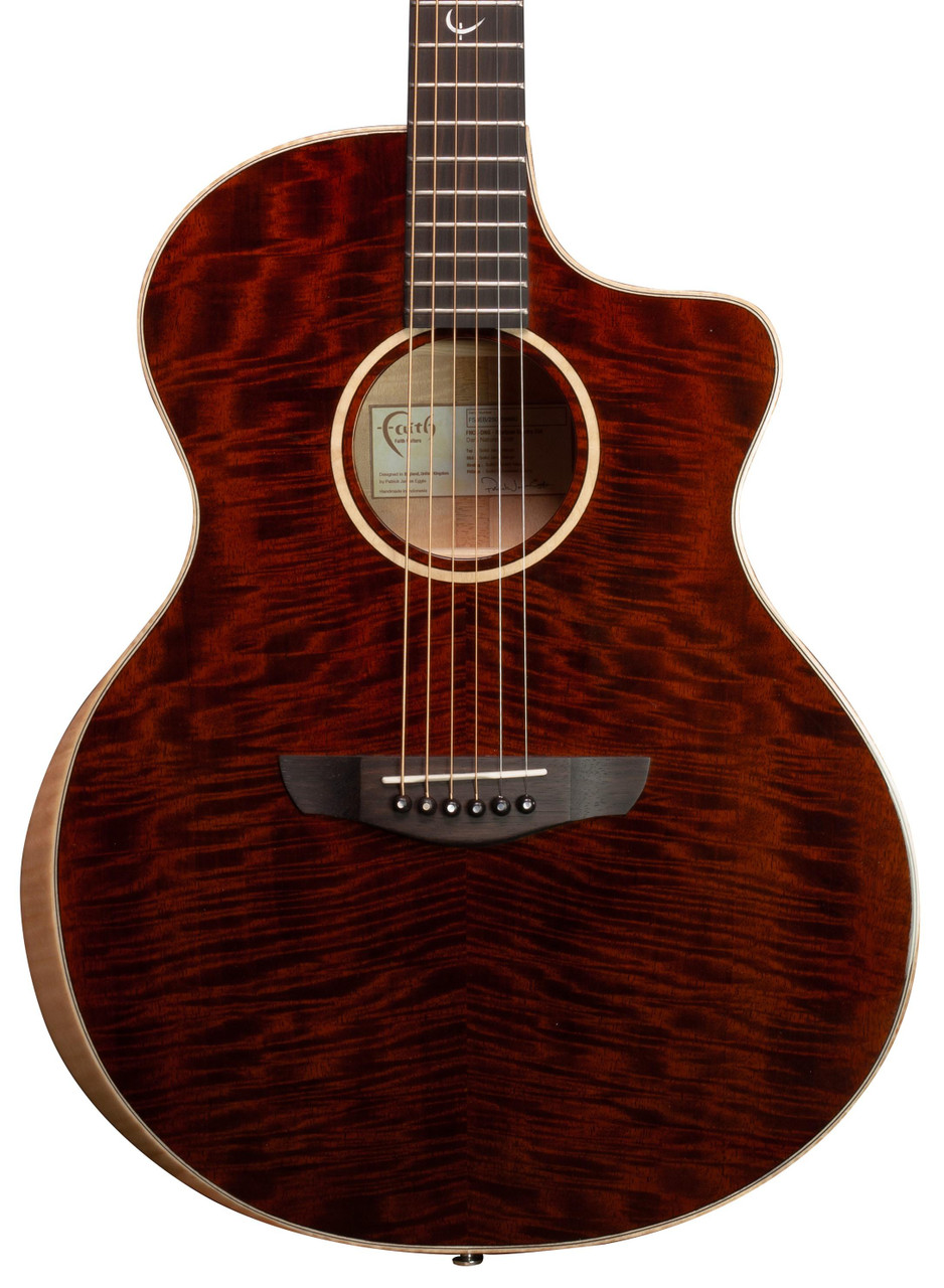 Faith FX Series FNCEDNG Neptune Cutaway Electro Acoustic in Dark Natural Gold Faith FX Series FNCEDNG Neptune Cutaway Electro Acoustic in Dark Natural Gold