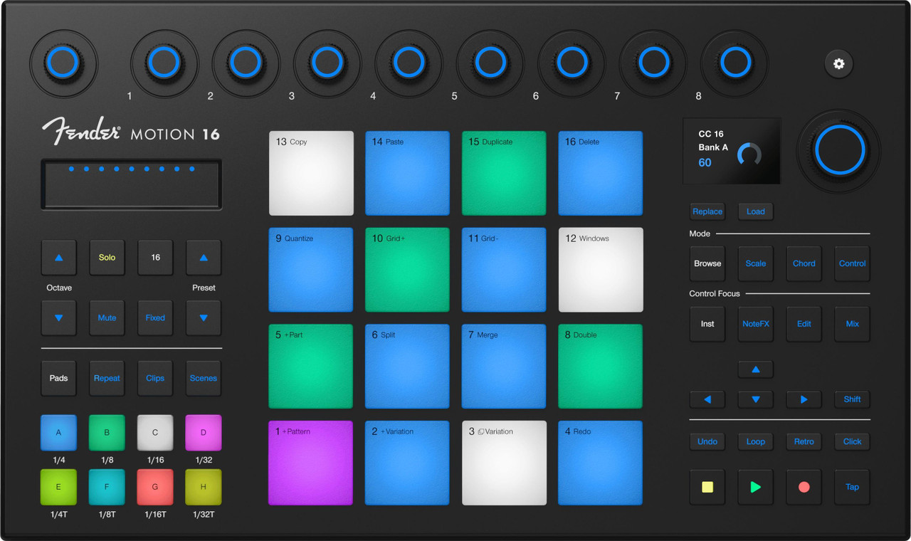 Fender Motion 16 Production and Performance Controller in Standard
