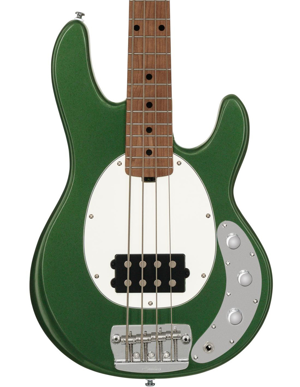 Sterling by Music Man StingRay Short Scale Bass Guitar in Charging Green Sterling by Music Man StingRay Short Scale Bass Guitar in Charging Green
