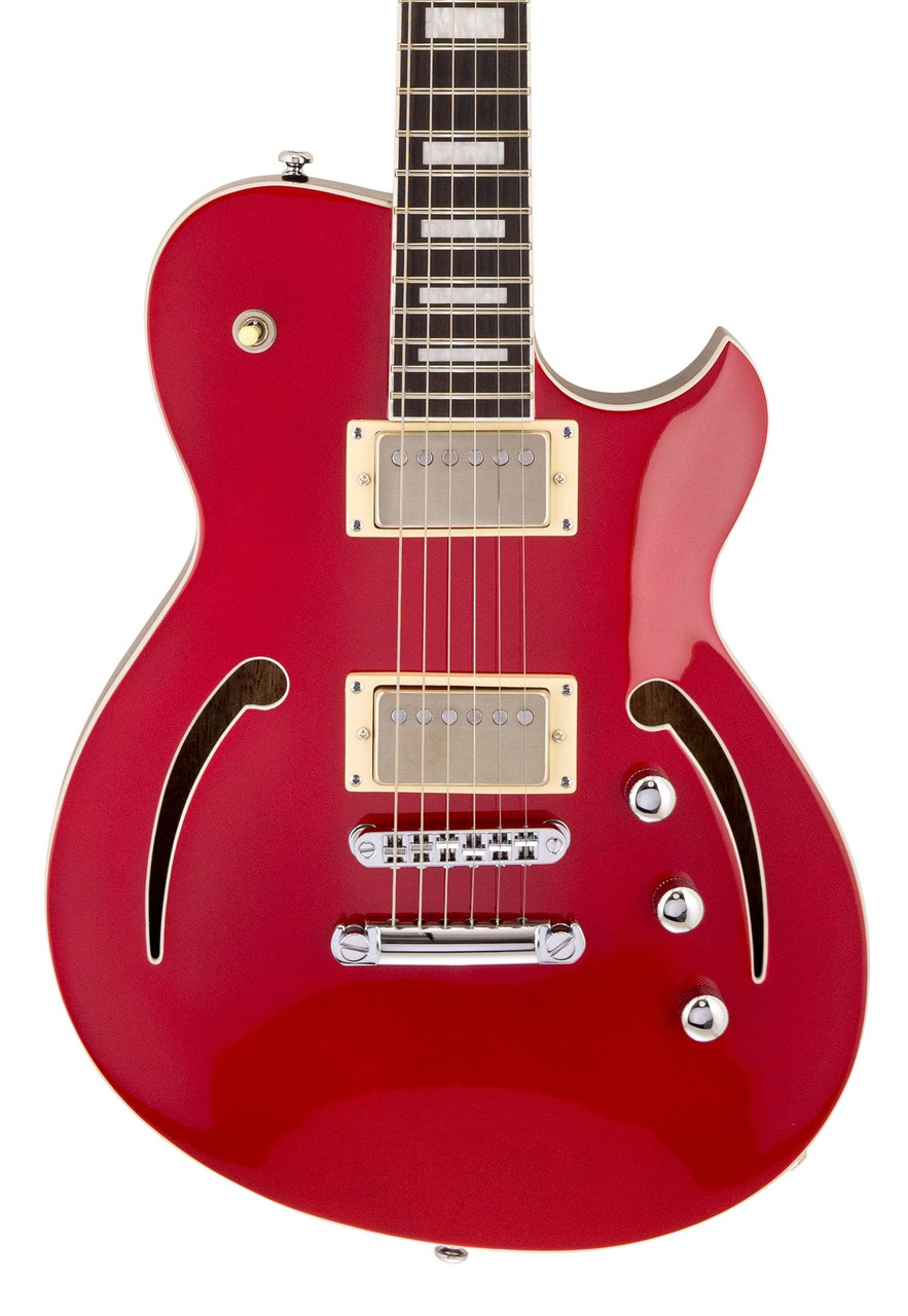 Reverend Roundhouse Air HH Electric Guitar in Metallic Cherry Reverend Roundhouse Air HH Electric Guitar in Metallic Cherry