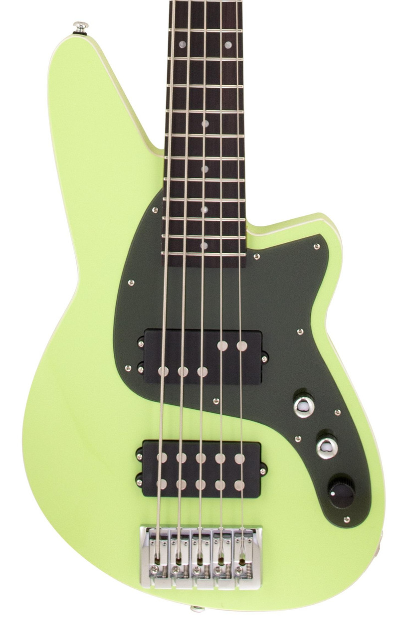 Reverend Mercalli 5 String Bass Guitar in Citrus Cream Reverend Mercalli 5 String Bass Guitar in Citrus Cream