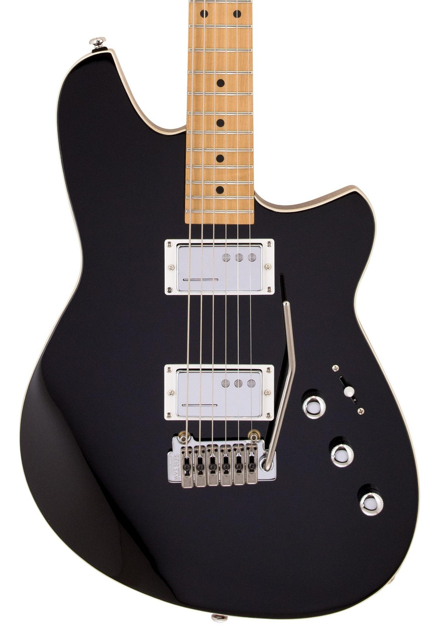 Reverend Descent Trem Baritone Electric Guitar in Midnight Black Reverend Descent Trem Baritone Electric Guitar in Midnight Black