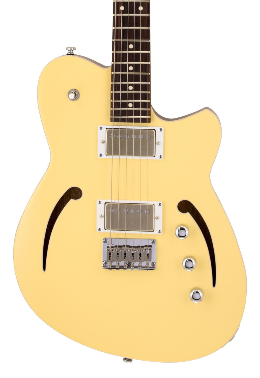 Reverend Charger Air HH Electric Guitar in Powder Yellow Reverend Charger Air HH Electric Guitar in Powder Yellow