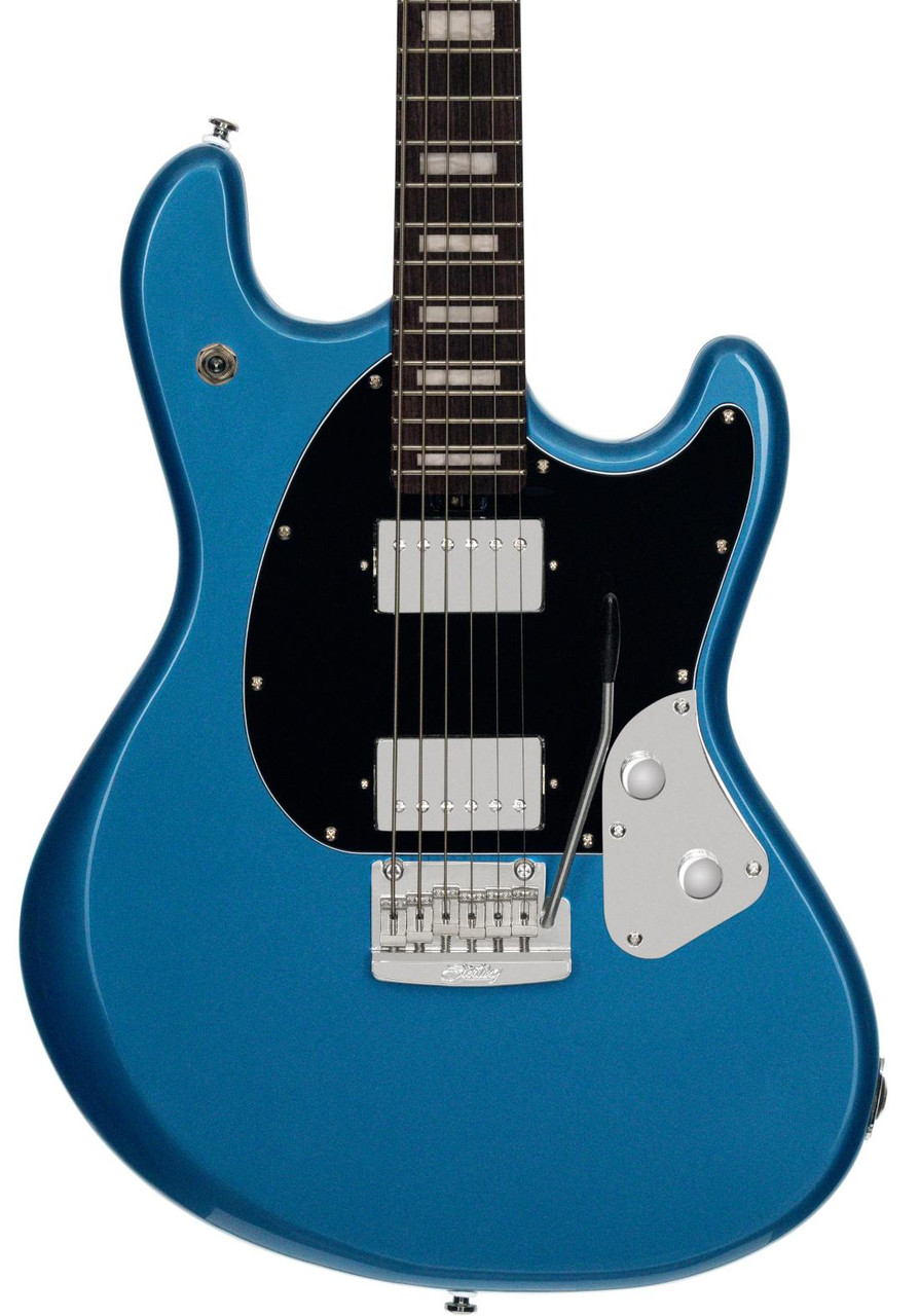 Musicman Standard Stingray in Music Man Sterling Baritone SR50 Toluca Lake Blue