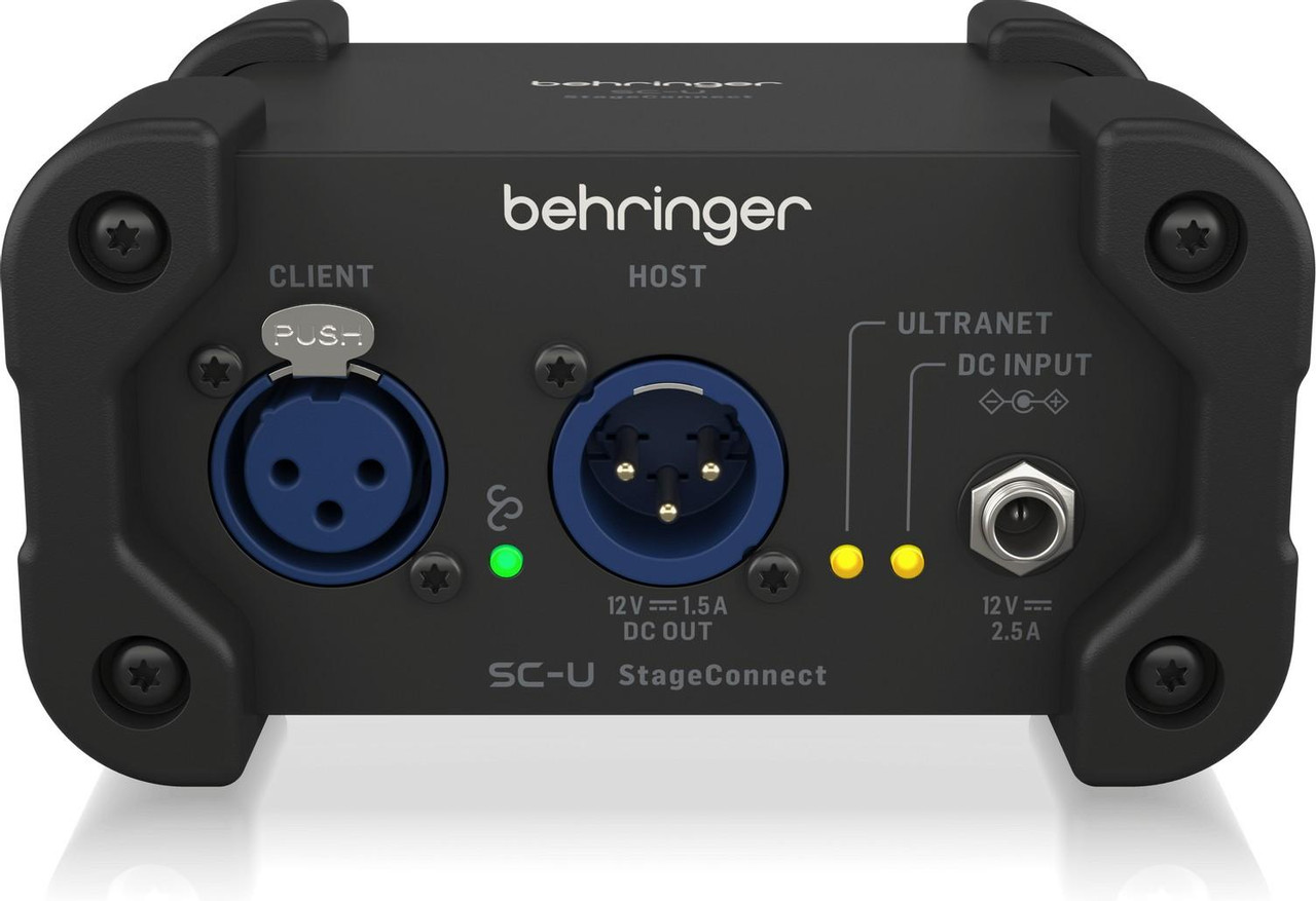 Behringer SC-U - StageConnect Interface Bridge to Multi-Channel USB I/O and Behringer Ultranet I/O Behringer SC-U - StageConnect Interface Bridge to Multi-Channel USB I/O and Behringer Ultranet I/O