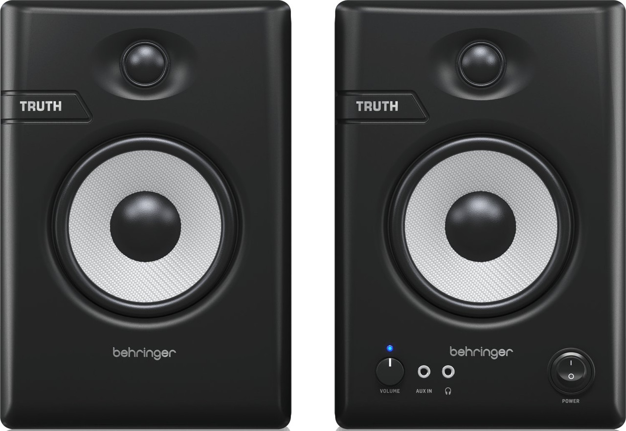 Behringer Truth Audiophile 4.5" Studio Monitors with Bluetooth Connectivity and Advanced Waveguide Technology Behringer Truth Audiophile 4.5" Studio Monitors with Bluetooth Connectivity and Advanced Waveguide Technology