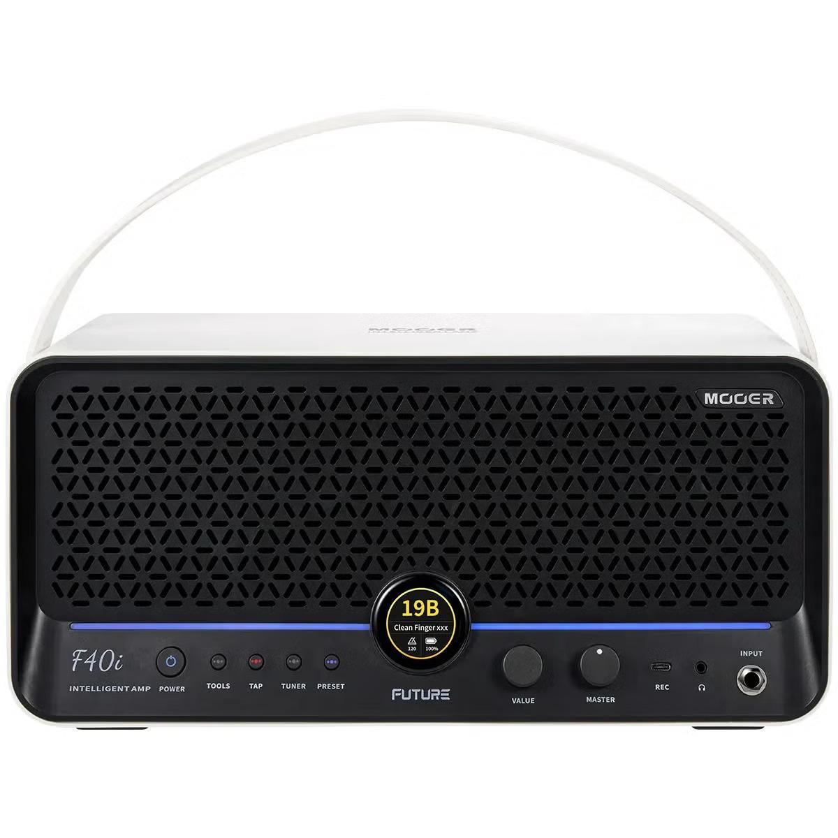 Mooer F40i Intelligent Desktop Amp in White
