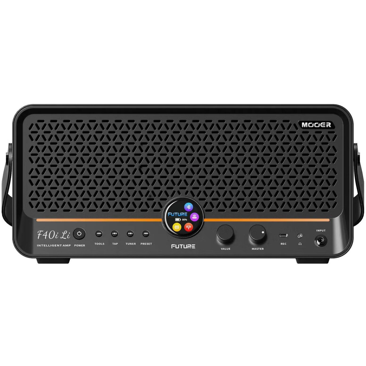 Mooer F40iLi Intelligent Desktop Amp with Lithium Battery in Black