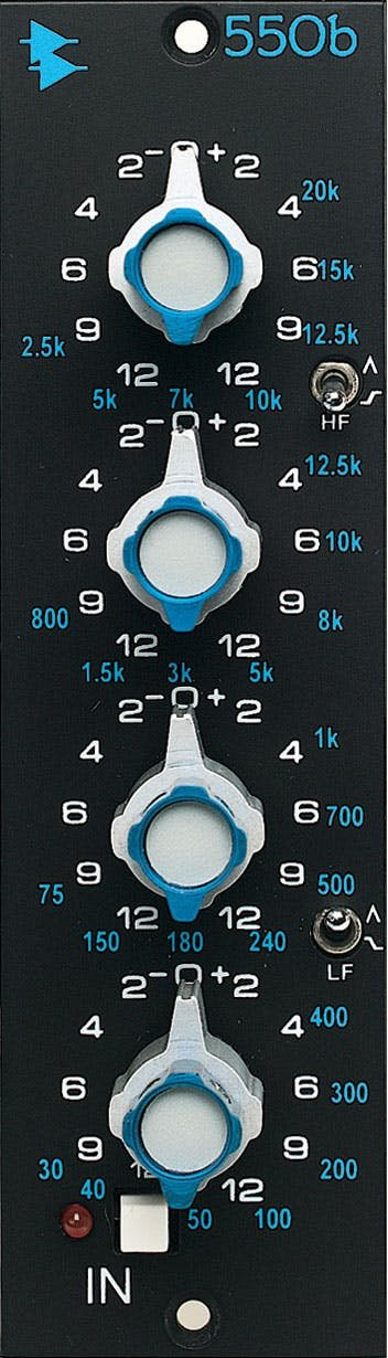 API 500 Series 550B Discrete 4 Band EQ API 500 Series 550B Discrete 4 Band EQ