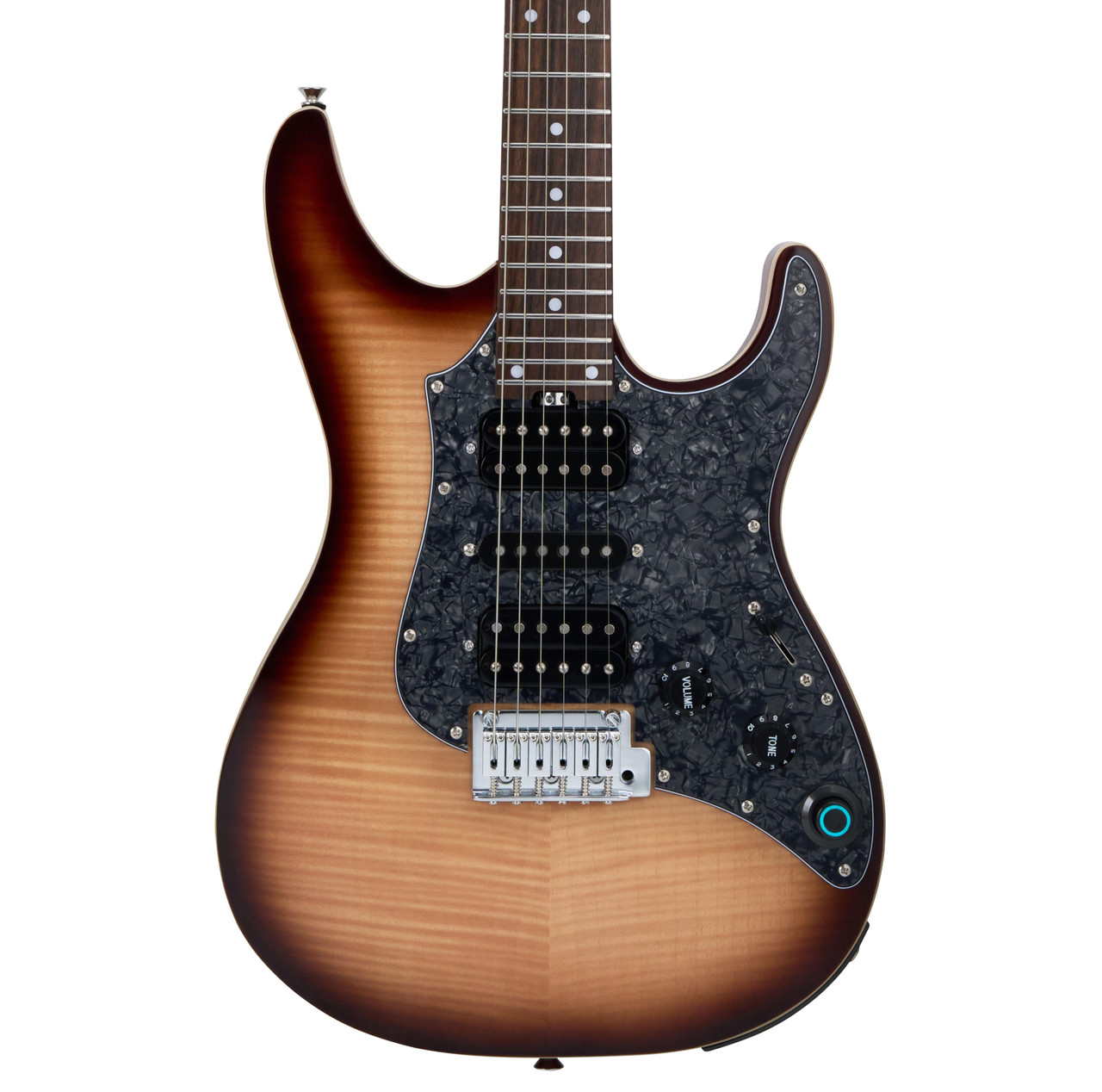 Mooer GTRS SL810 Soloist Intelligent Guitar in Brown Burst Mooer GTRS SL810 Soloist Intelligent Guitar in Brown Burst