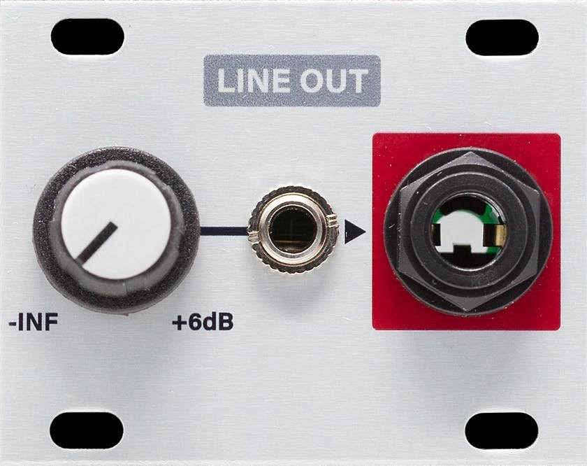 Intellijel 1U Line Out Mono TRS Output Eurorack Module Intellijel 1U Line Out Mono TRS Output Eurorack Module