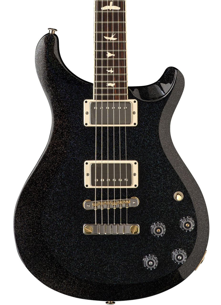 PRS S2 McCarty 594 Thinline Electric Guitar in Black Rainbow Holoflake PRS S2 McCarty 594 Thinline Electric Guitar in Black Rainbow Holoflake