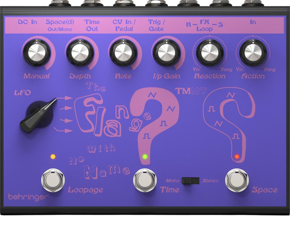 Behringer THE FLANGE WITH NO NAME Flanger Pedal Behringer THE FLANGE WITH NO NAME Flanger Pedal