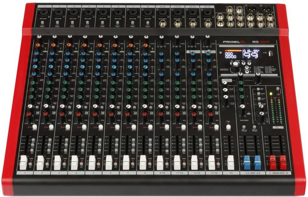 Proel MQ1642X 16 Channel Analog Mixer Proel MQ1642X 16 Channel Analog Mixer