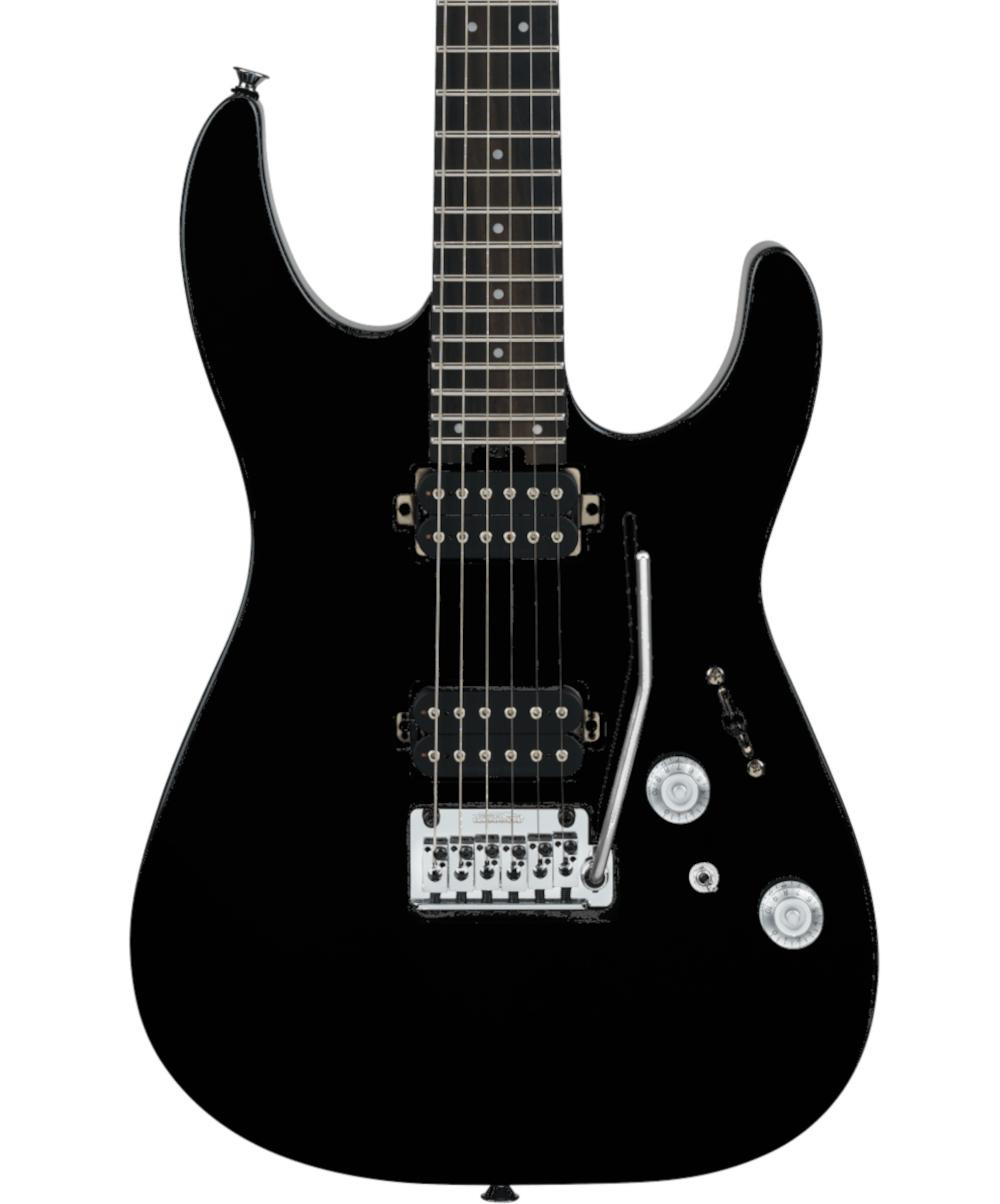 Charvel Pro-Mod Plus DK24 HH 2PT EB Electric Guitar in Raven Black Charvel Pro-Mod Plus DK24 HH 2PT EB Electric Guitar in Raven Black