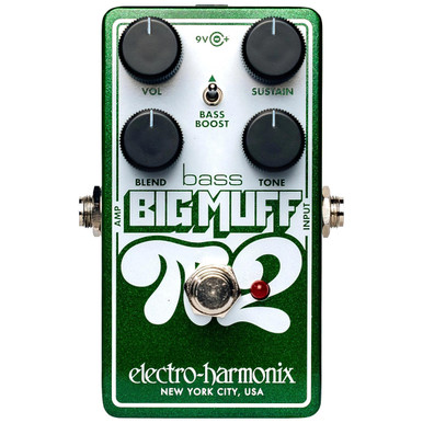 Electro Harmonix Bass Big Muff Pi 2 Dual Op-Amp Fuzz Pedal