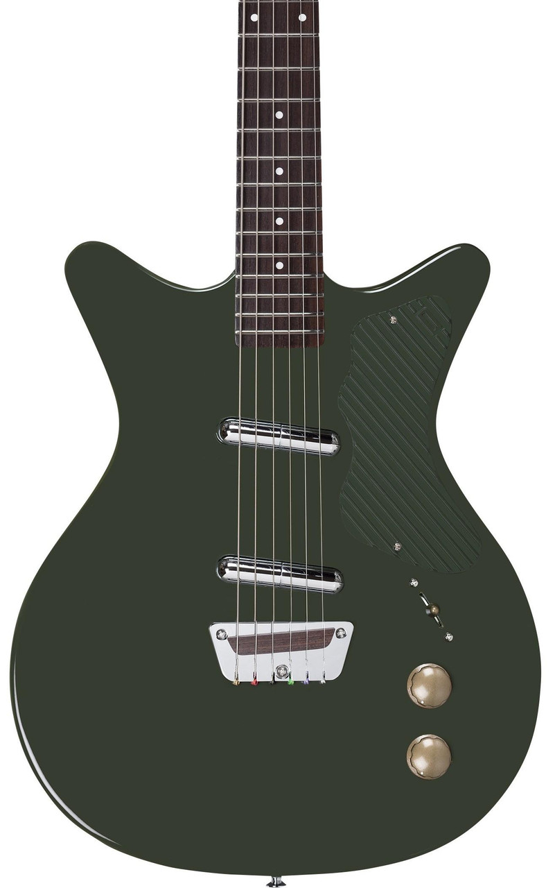 Danelectro Dan O. Cool Baritone Electric Guitar in Green Danelectro Dan O. Cool Baritone Electric Guitar in Green
