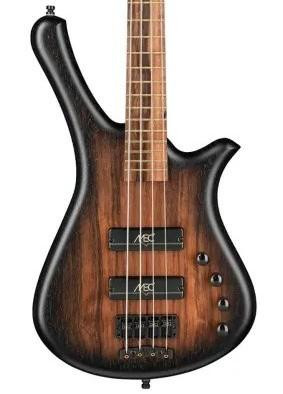 Warwick Limited Edition TeamBuilt Fortress 4-String Bass Guitar in Natural Blackburst
