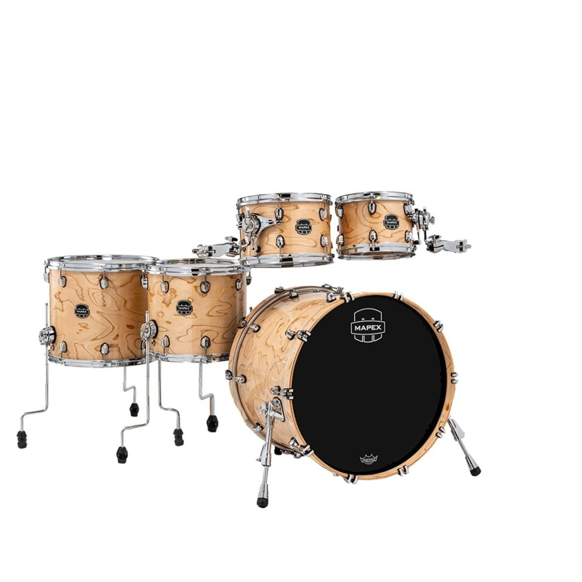 Mapex Saturn VI Studioease 22" 5 Piece Acoustic Shell Pack in Exotic Natural Maple Mapex Saturn VI Studioease 22" 5 Piece Acoustic Shell Pack in Exotic Natural Maple