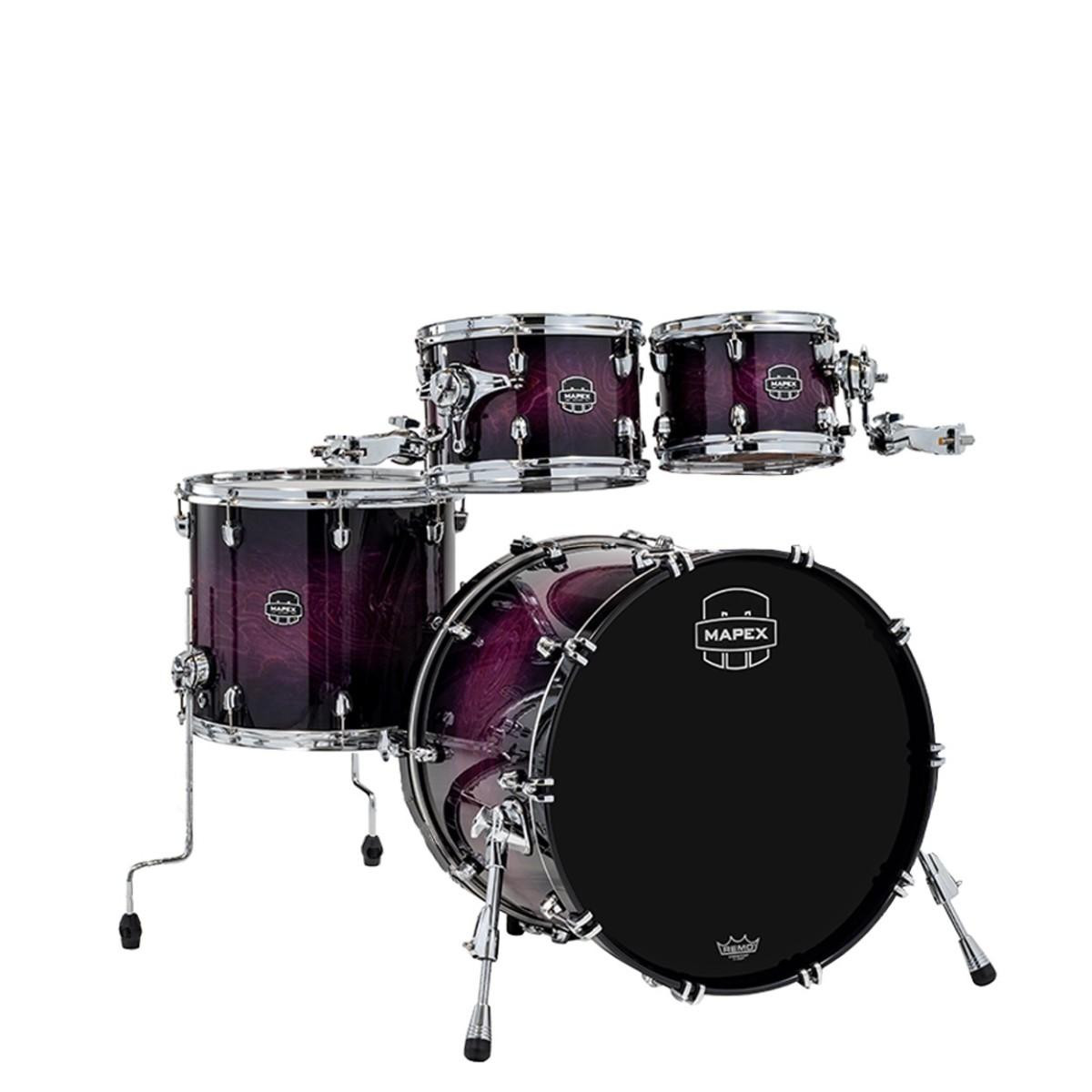 Mapex Saturn VI Fast Rock 22" 4 Piece Acoustic Shell Pack in Royal Purple Burst Mapex Saturn VI Fast Rock 22" 4 Piece Acoustic Shell Pack in Royal Purple Burst