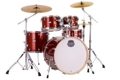 Mapex Mars Birch 22" Rock Acoustic Shell Pack in Orange Sparkle Mapex Mars Birch 22" Rock Acoustic Shell Pack in Orange Sparkle