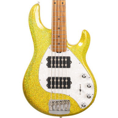 Music Man StingRay Special 5 HH Bass Guitar in Yellow Brick Road Music Man StingRay Special 5 HH Bass Guitar in Yellow Brick Road