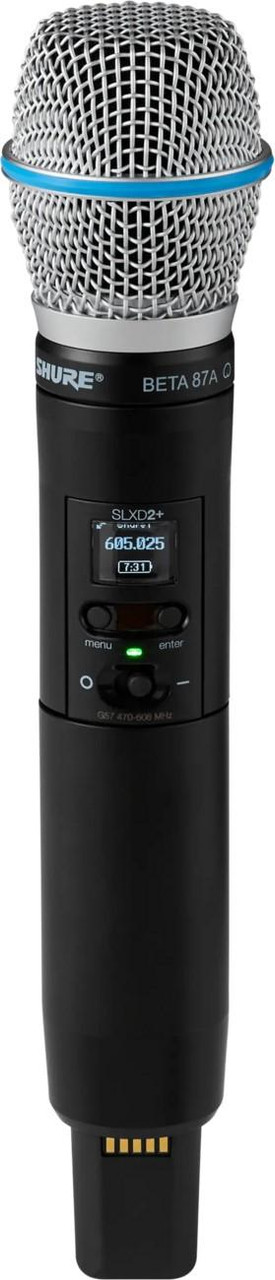 Shure SLXD2+ Wireless Beta87A Handheld Transmitter