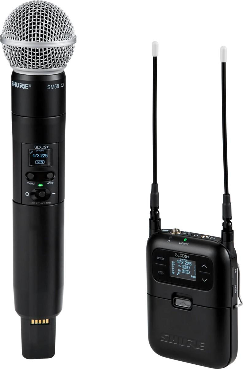 Shure SLXD25+ Wireless SM58 for on camera mounting