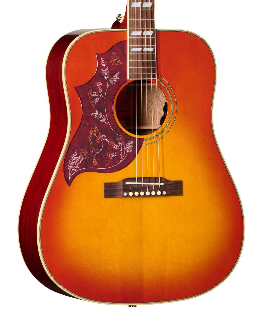 Epiphone Inspired by Gibson Hummingbird Standard Left Handed Electro Acoustic Guitar in Cherry Sunburst Epiphone Inspired by Gibson Hummingbird Standard Left Handed Electro Acoustic Guitar in Cherry Sunburst