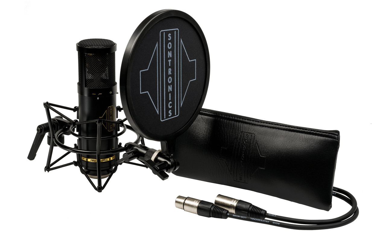 Sontronics STC-2 Pack with Large Diaphragm Microphone in Black & Shockmount Sontronics STC-2 Pack with Large Diaphragm Microphone in Black & Shockmount