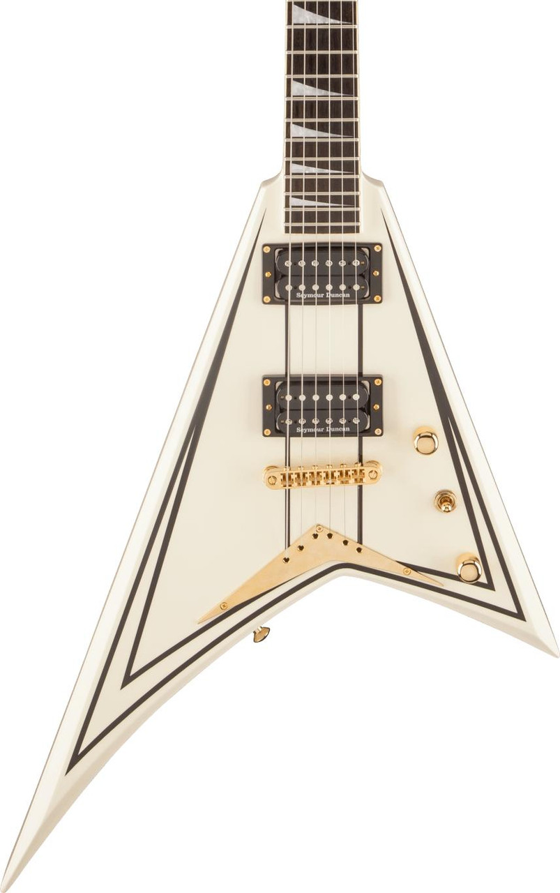 Jackson RRT-3 Pro Series Rhoads Electric Guitar in Ivory with Black Pinstripes Jackson RRT-3 Pro Series Rhoads Electric Guitar in Ivory with Black Pinstripes