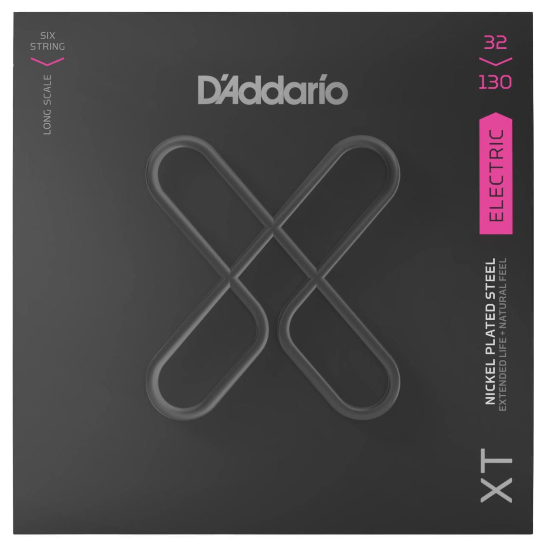 D'addario 32-130 Regular Light 6-String Long Scale XT Nickel Coated Bass Strings D'addario 32-130 Regular Light 6-String Long Scale XT Nickel Coated Bass Strings