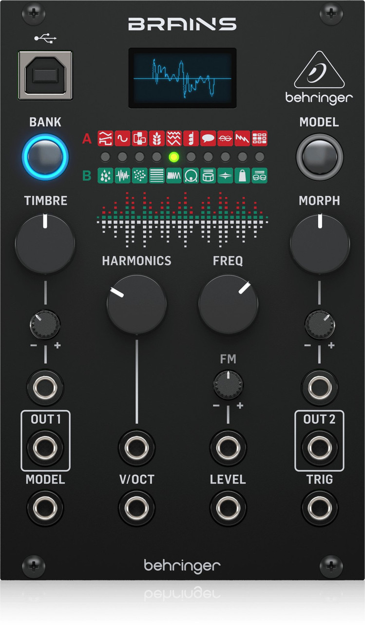 Behringer BRAINS Multi-Engine Oscillator Eurorack Module Behringer BRAINS Multi-Engine Oscillator Eurorack Module