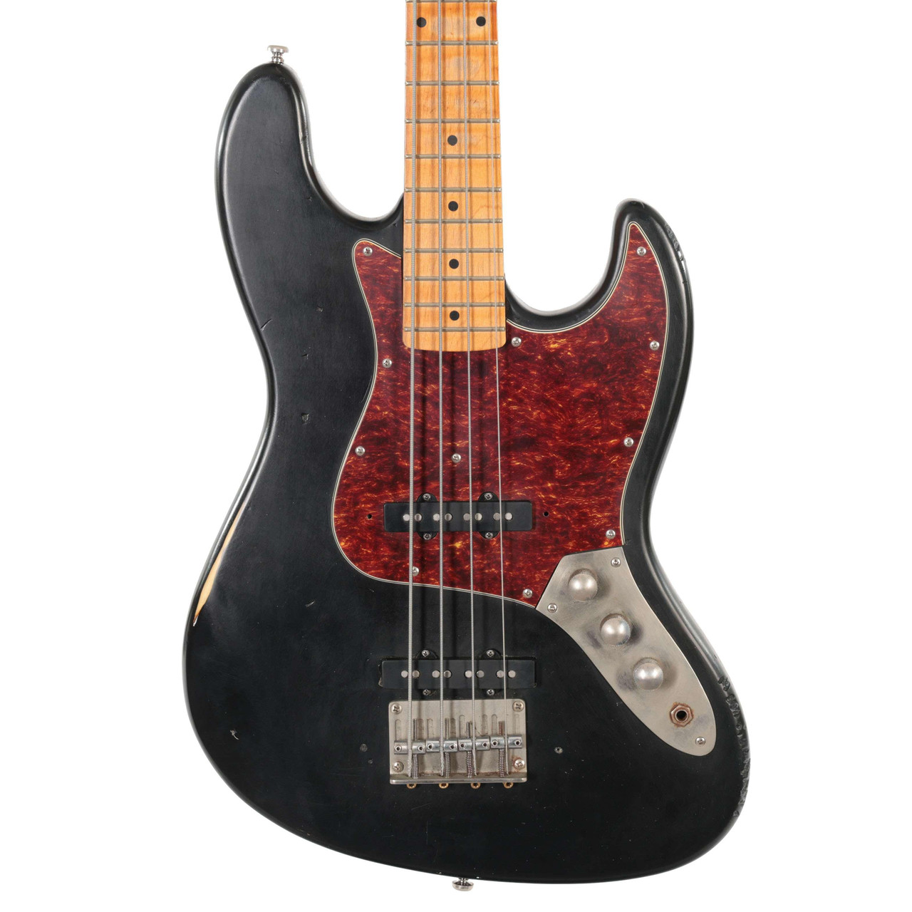 Second Hand Relic Guitars The Hague J Bass in Black #223 Second Hand Relic Guitars The Hague J Bass in Black #223