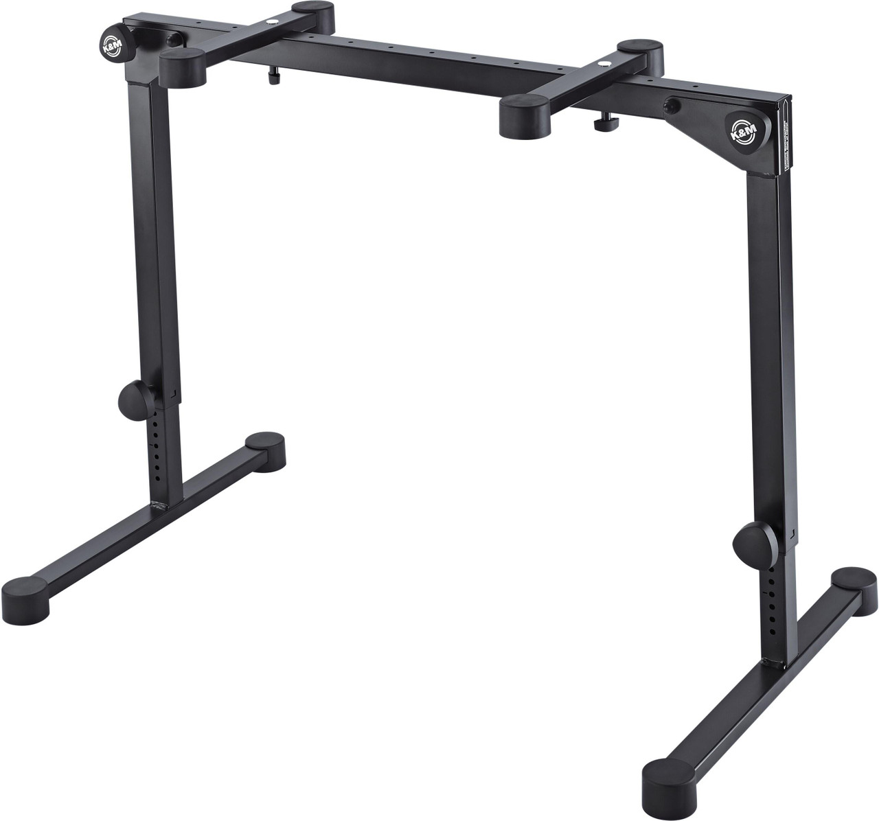 K&M 18820 Foldable Heavy Duty Steel Tube Adjustable Keyboard Table Stand In Black K&M 18820 Foldable Heavy Duty Steel Tube Adjustable Keyboard Table Stand In Black