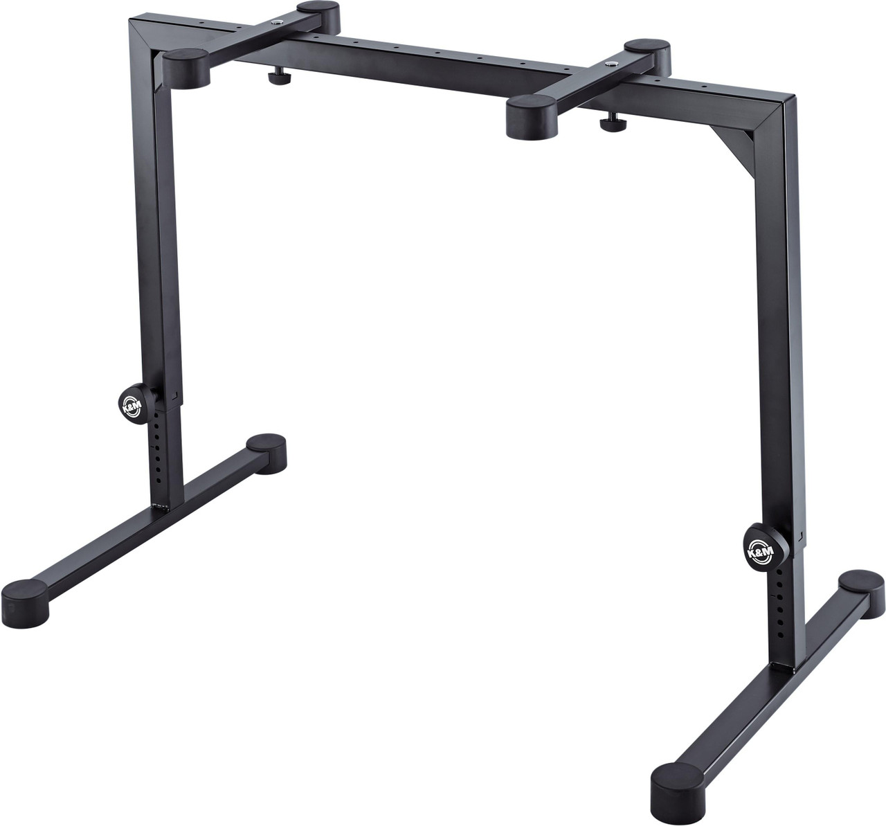 K&M 18810 Heavy Duty Steel Tube Adjustable Keyboard Table Stand Stand In Black K&M 18810 Heavy Duty Steel Tube Adjustable Keyboard Table Stand Stand In Black