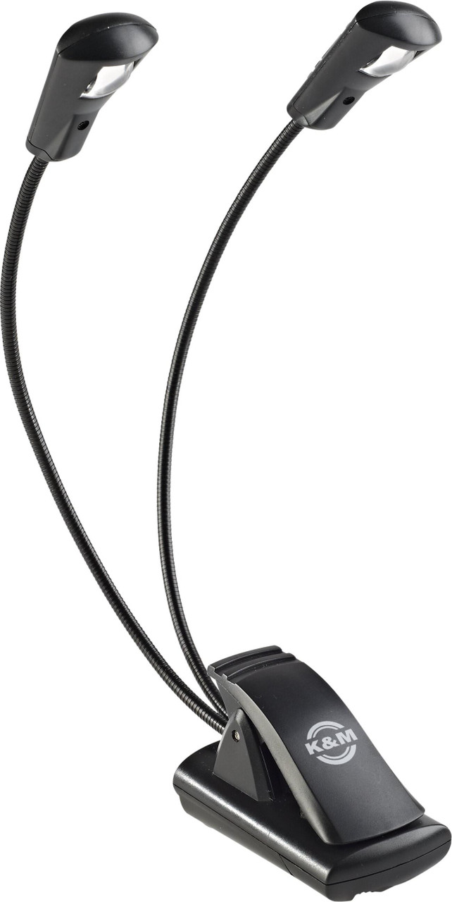 K&M 12243 Dual Head Extra Bright & Long-lasting Double LED Light