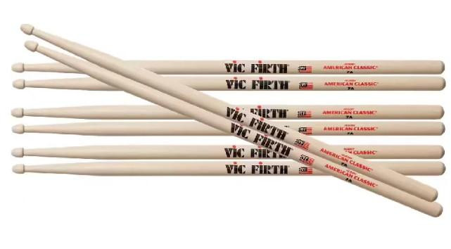 Vic Firth American Classic 7A 4 for 3 Value Pack Vic Firth American Classic 7A 4 for 3 Value Pack