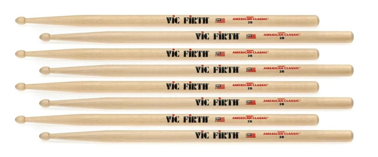 Vic Firth American Classic 2B 4 for 3 Value Pack Vic Firth American Classic 2B 4 for 3 Value Pack