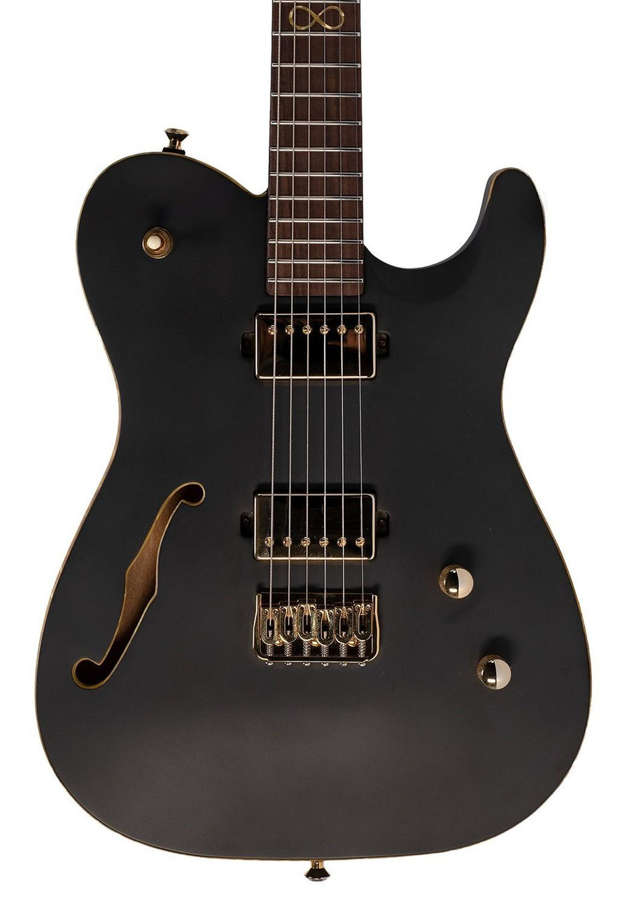 Chapman Chris Robertson Signature SAR63 Semi Hollow Electric Guitar in Slate Black Chapman Chris Robertson Signature SAR63 Semi Hollow Electric Guitar in Slate Black