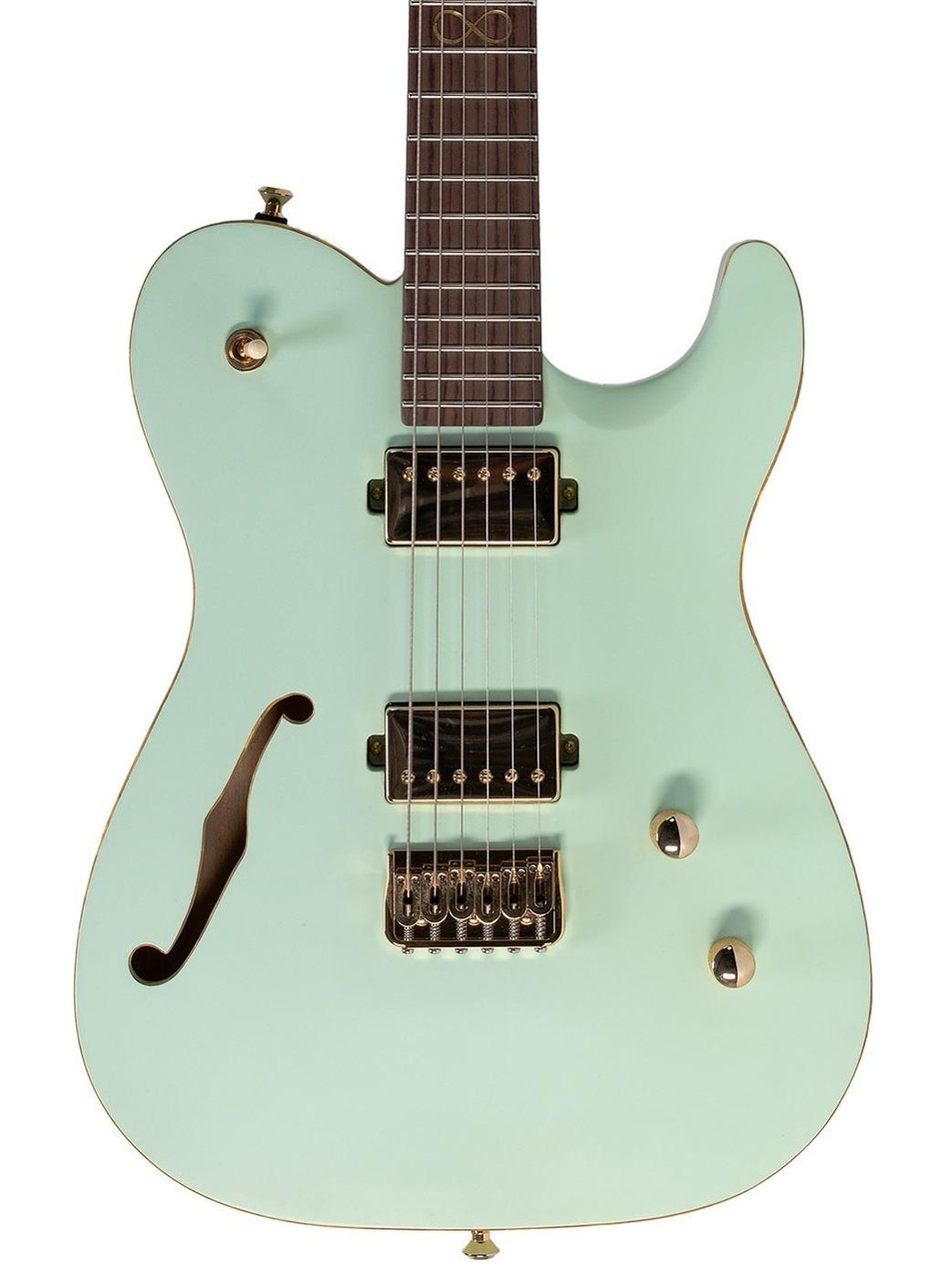Chapman Chris Robertson Signature SAR63 Semi Hollow Electric Guitar in Surf Green