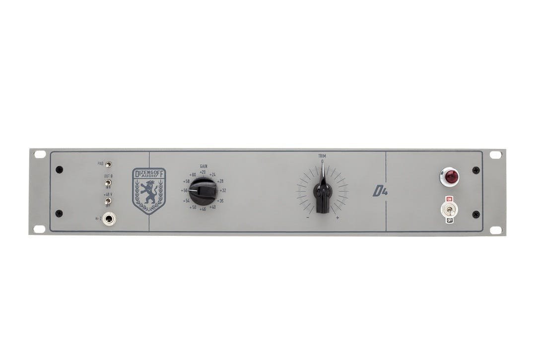 Dizengoff Audio D4 Rackmount Mic Preamp Dizengoff Audio D4 Rackmount Mic Preamp