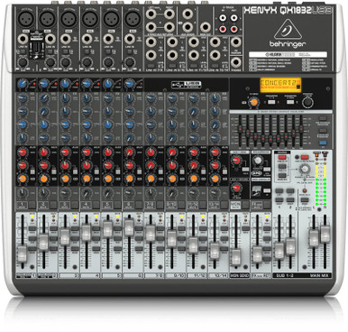 Behringer QX1222USB Analog Mixer with Effects - Andertons