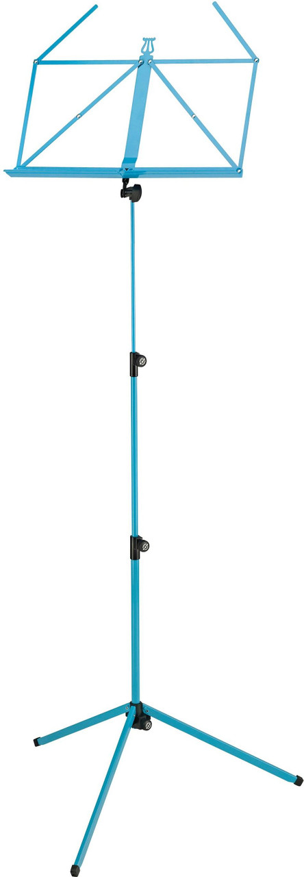 K&M 100/1 Telescopic Design Music Stand In Ocean Blue K&M 100/1 Telescopic Design Music Stand In Ocean Blue